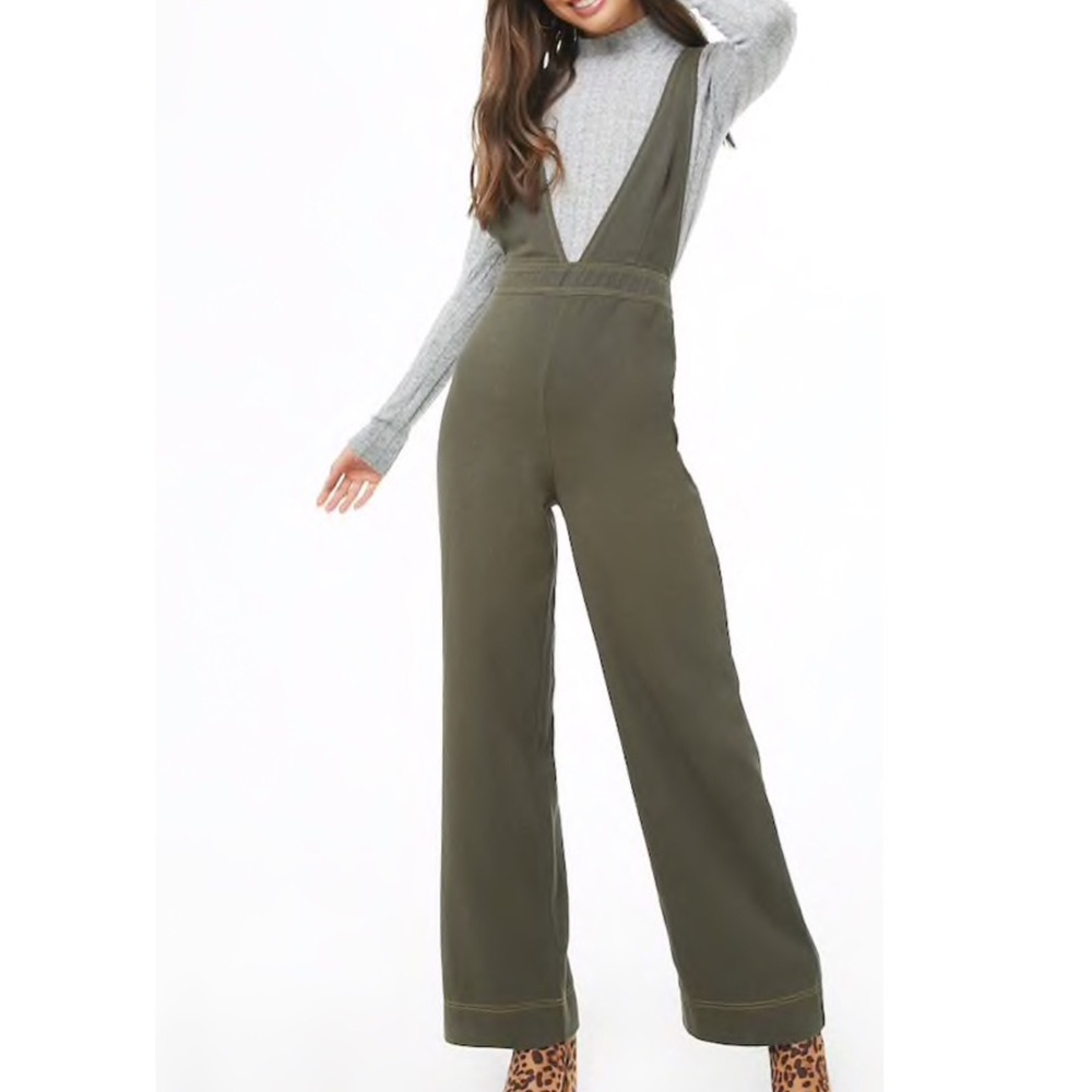⭐️ BRAND NEW | FOREVER21 70s Pinafore Jumpsuit ⭐️